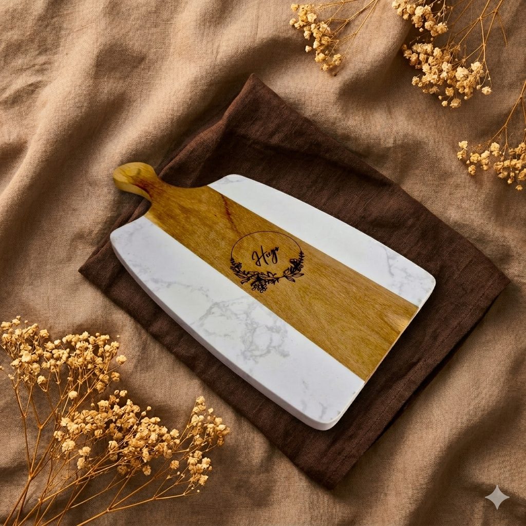 Planche marbre blanc XS